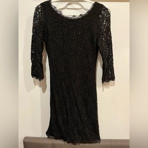 Black lace Aritzia dress